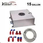 15 Gallon Polished Aluminum Fuel Cell Tank+cap+level Sender+nylon Line Kit. Fixed Price $154.99.
