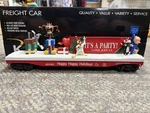 + K-line K691-6302 Gauge Looney Tunes Holiday Operating Flat Car Lnib. Fixed Price $100.00.