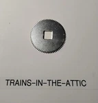 Lionel 33-32 Wheel Gear Square Hole, New. Fixed Price $5.50.