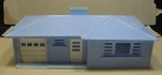 Bachmann Plasticville Usa 1852:179 Ranch House Blue /white O-s Scale Unbuilt /ob. Fixed Price $11.50.