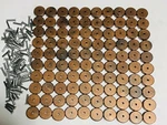 100 Lionel V-45 Carbon Rollers & ZW-102 Pin (rivets) Kw Transformer. Fixed Price $37.99.