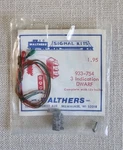 Walthers Ho #933-754 Indication Dwarf Kit With Bulbs. Fixed Price $11.00.
