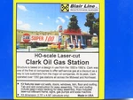 Ho 1/87 Scale Blair Line Kit #187 Laser-cut Clark Oil Gas Station. Fixed Price $39.95.