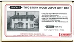 American Model Builders 612 Scale Two Story Wood Depot W/bay Building Kit. Fixed Price $24.99.