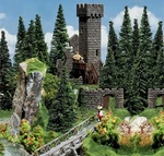 Faller 130285 Ho Scale Castle Tower Ruins -- 5-11/16 X 3-1/8" 14.5 8CM. Fixed Price $54.99.