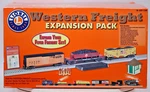 Lionel 6-30128 Western Freight Expansion Pack Box Only W/instructions. Fixed Price $19.99.