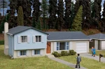 Walthers Cornerstone Split-level House 933-3794 Scale Model Railroad Str.... Fixed Price $50.10.