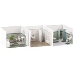Faller FA180355 Bathroom Furnishings Model Kit, Various. Fixed Price $42.06.