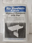Scale Highway Overpass With Pier By Rix Products New Un-assembled Kit 628-152. Fixed Price $12.99.