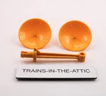 Lionel Yellow Antenna Dish And Post 465-6 & 465-7 Fits 365 443 3540 New. Fixed Price $9.25.