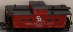 Mth Premier Chesapeake Ohio Steel Caboose Center Cupola 20-3507F Scale C&o. Fixed Price $135.00.