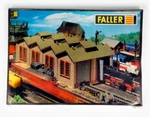 Faller B-158 Ho H0 1:87 Engine Shed , Remise Locomotives Lokomotiefloods. Fixed Price $99.00.