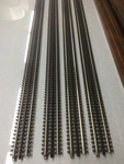 Atlas #6056 3 Rail O Scale 40" Nickel Silver Flex Track Pack New. Fixed Price $111.36.