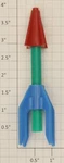 American Flyer P14A686 Scale Red/green/blue Rocket. Fixed Price $12.00.