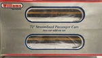 Williams By Bachmann Scale 72FT Streamlined Car Set Chesapeake & Ohio #43155. Fixed Price $169.99.