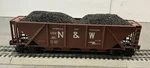 Lionel 9111 Gauge Norfolk & Western 4 Bay Hopper W/coal Load. Fixed Price $28.88.