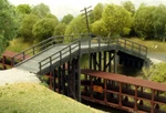Rix Products 628-0200 Ho Scale Rural Timber Overpass Kit. Fixed Price $15.95.