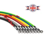 Wezmoto Kawasaki KL650 B1 B3 Tengai 1989-1991 Braided Brake Hoses Kit. Fixed Price $78.55.
