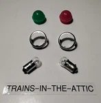 Lionel Zw Transformer Lens Kit With 2 Ferrules, Red & Green And Bulbs New. Fixed Price $14.00.