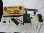 Vintage Bachmann Plasticville HO-100 Railroad Station Kit W/original Box. Fixed Price $8.00.