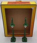 Mth 30-1057 #58 Green Main Street Lamp Post Set Ex/box. Fixed Price $19.99.