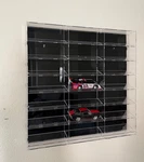Acrylic Display Case Fits 21 Cars ( 1:24 Scale Nascar Etc) Wall Mount. Fixed Price $115.55.