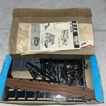 Plasticville Usa Cross Over Bridge 2805-149 Unassembled No Stickers Open Box. Fixed Price $17.99.