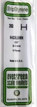 Evergreen #283 .100" X 14" Styrene H-column New Free Shipping. Fixed Price $9.99.