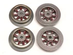 SL-95 Red Spoke Wheels For Lionel Prewar "o" Electric Locomotives, Set Of 4. Fixed Price $40.00.