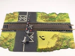 *read Tyco Ho Scale Operating Crossing Gate Model Train Layout Scenery. Fixed Price $8.95.