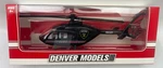 New 2021 Denver Models Black Police Helicopter Chopper Toy 279-4017. Fixed Price $16.95.