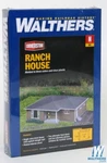 Walthers 933-3838 Brick Ranch House Kit 3-1/16 X 2-9/32 1-1/4" : Scale. Fixed Price $26.99.