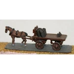 Coal Cart - Horse Drawn Unpainted Kit Scale Langley E22. Fixed Price $15.81.