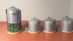 1/160 Scale Imex Perma-scene 4 Sukup Grain Towers. Fixed Price $29.50.