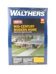 Walthers Cornerstone #933-4156 Scale Mid-century Modern Home Kit Nib. Fixed Price $39.49.