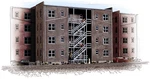 Walthers Cornerstone 933-3176 Ho Scale Parkview Terrace (light Gray Trim) Backgr. Fixed Price $31.99.