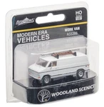Ho Scale Woodland Scenics Modern Autoscenes AS5366 White Work Van W/ladder Rack. Fixed Price $21.24.