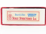 Ho 1/87 Scale Structures Ltd Kit 11511 Board & Bat Crossing Shanty. Fixed Price $19.95.