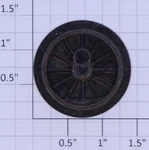 Lionel 1656M-11 Plain End Wheel (10). Fixed Price $30.00.