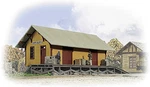 Walthers Cornerstone Scale Building/structure Kit Golden Valley Freight House. Fixed Price $27.99.