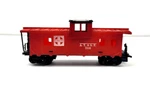Ho Scale Tyco Caboose Train At&sf #7240 Santa Fe Black Roof. Fixed Price $12.95.