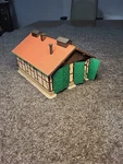 Kibri Scale 39438 Doble Locomotive Shed Repiar Shop Fully Assembled. Fixed Price $39.99.