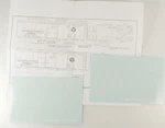 Middle Division HBX-6 Ho Pennsylvania Rr 40' Steel Box Cars White Decal Set. Fixed Price $7.64.