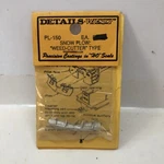 Ho Train Part Details West PL-150 Snow Plow Atsf Conrail Milwaukee & Other Roads. Fixed Price $9.95.