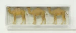 Preiser Mini-figures 20397, Three Dromedary Camels, Camel, Zoo Circus, Ho Scale. Fixed Price $11.95.