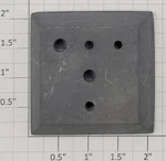 American Flyer PA10779 Unpainted Railroad Crossing Sign Base Casting. Fixed Price $8.50.