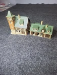 Vollmer 21072 20990 Scale German Fire Station/ Brigade + Garage Assembled. Fixed Price $54.99.