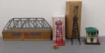 Lionel & Marx Vintage Gauge Assorted Accessories #445,317,394,0446 /box. Fixed Price $136.49.