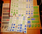 Model Militaire Heraldic Devices Various Scales. Medieval Decals Tranfers Lot. Fixed Price $24.99.