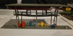 Piko 61105 Ho Scale Tank Station Fill Racks Kit Used Fully Assembled. Fixed Price $22.00.